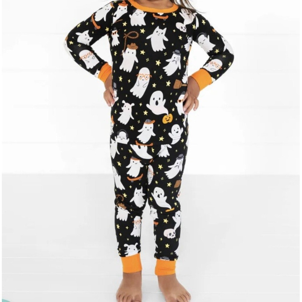 Little sleepies friendly ghosts two pieces pajama set size 18-24 month NWT